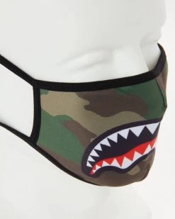 SPRAYGROUND® FACE MASKS CAMO SHARKMOUTH FORM-FITTING MASK