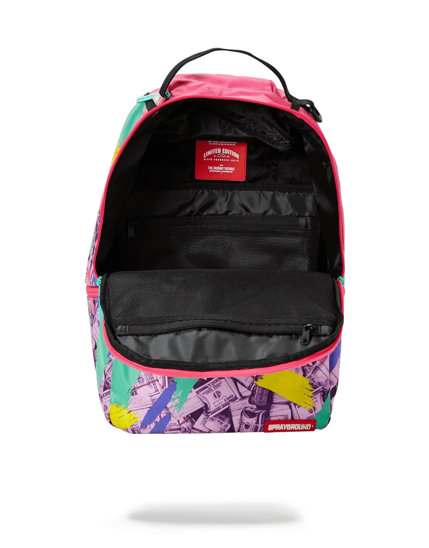 SPRAYGROUND® MONEY PINK CAMO DRIP BACKPACKS 7 SPRAYGROUND® MONEY PINK CAMO DRIP BACKPACKS
