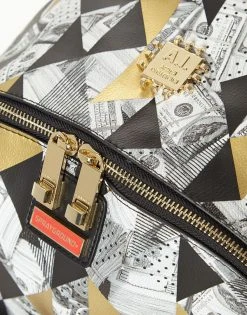 SPRAYGROUND® BACKPACKS 6-STRAP FRACTAL MONEY EMPEROR