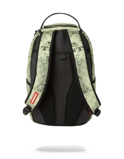 SPRAYGROUND® BACKPACKS IN GOD WE TRUST GREEN BACKPACK (ONE OF ONE)