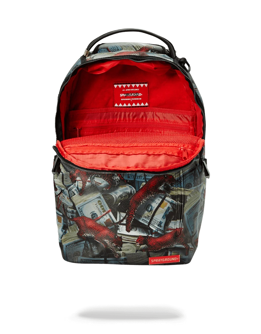 SPRAYGROUND® BACKPACKS RED LEOPARD MONEY 7 SPRAYGROUND® BACKPACKS RED LEOPARD MONEY
