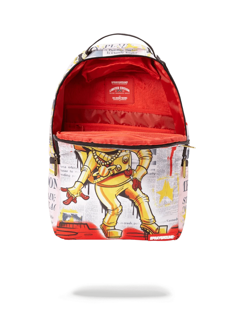 SPRAYGROUND® GOLD ASTRONAUT 1969 MOON WALK 7 SPRAYGROUND® GOLD ASTRONAUT 1969 MOON WALK