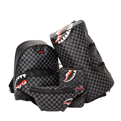 SPRAYGROUND® SHARKS IN PARIS (BLACK CHECKERED EDITION) CROSSBODY 7 SPRAYGROUND® SHARKS IN PARIS (BLACK CHECKERED EDITION) CROSSBODY