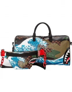 SPRAYGROUND® CAMOKAWA WAVE SHARK CROSSBODY CROSSBODYS