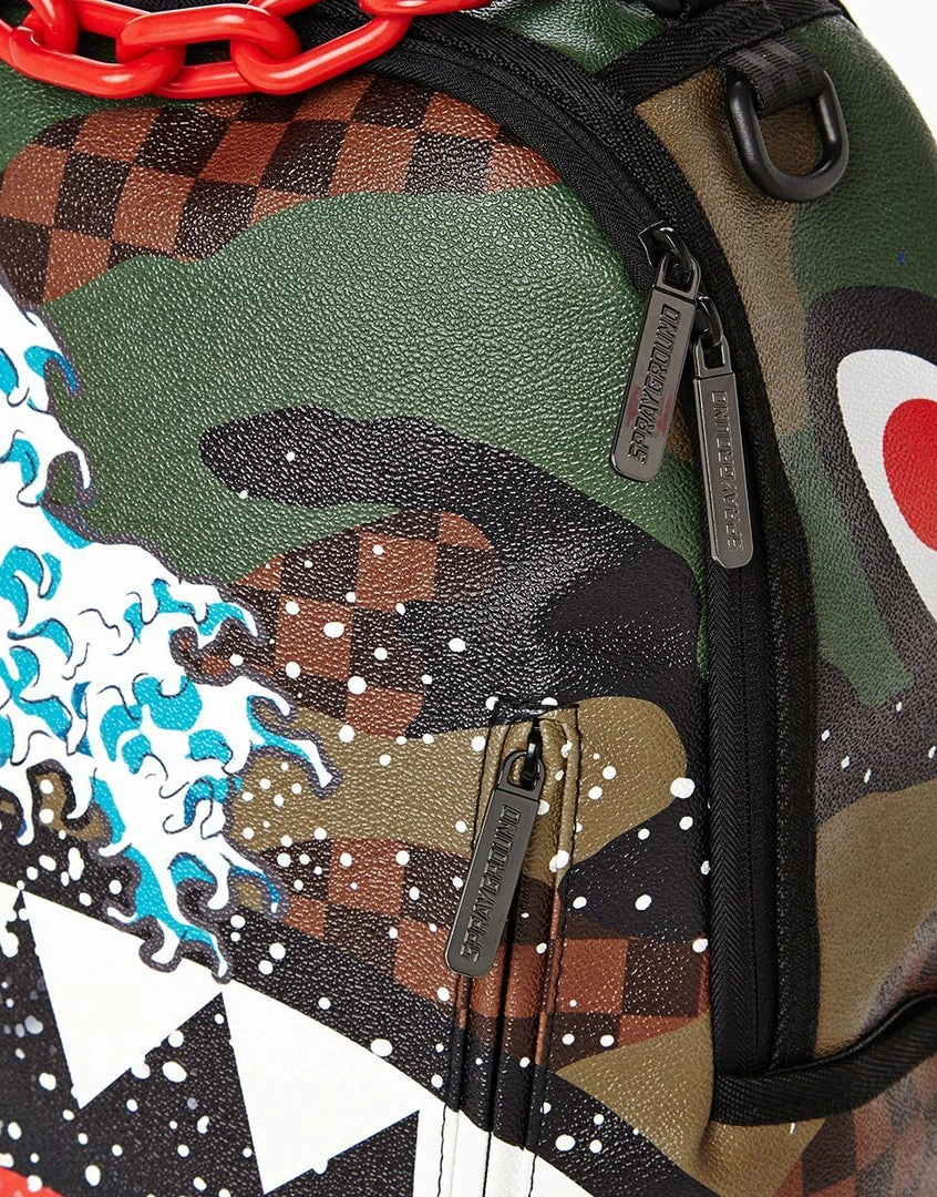 SPRAYGROUND® BACKPACKS CAMOKAWA WAVE SHARK 7 SPRAYGROUND® BACKPACKS CAMOKAWA WAVE SHARK