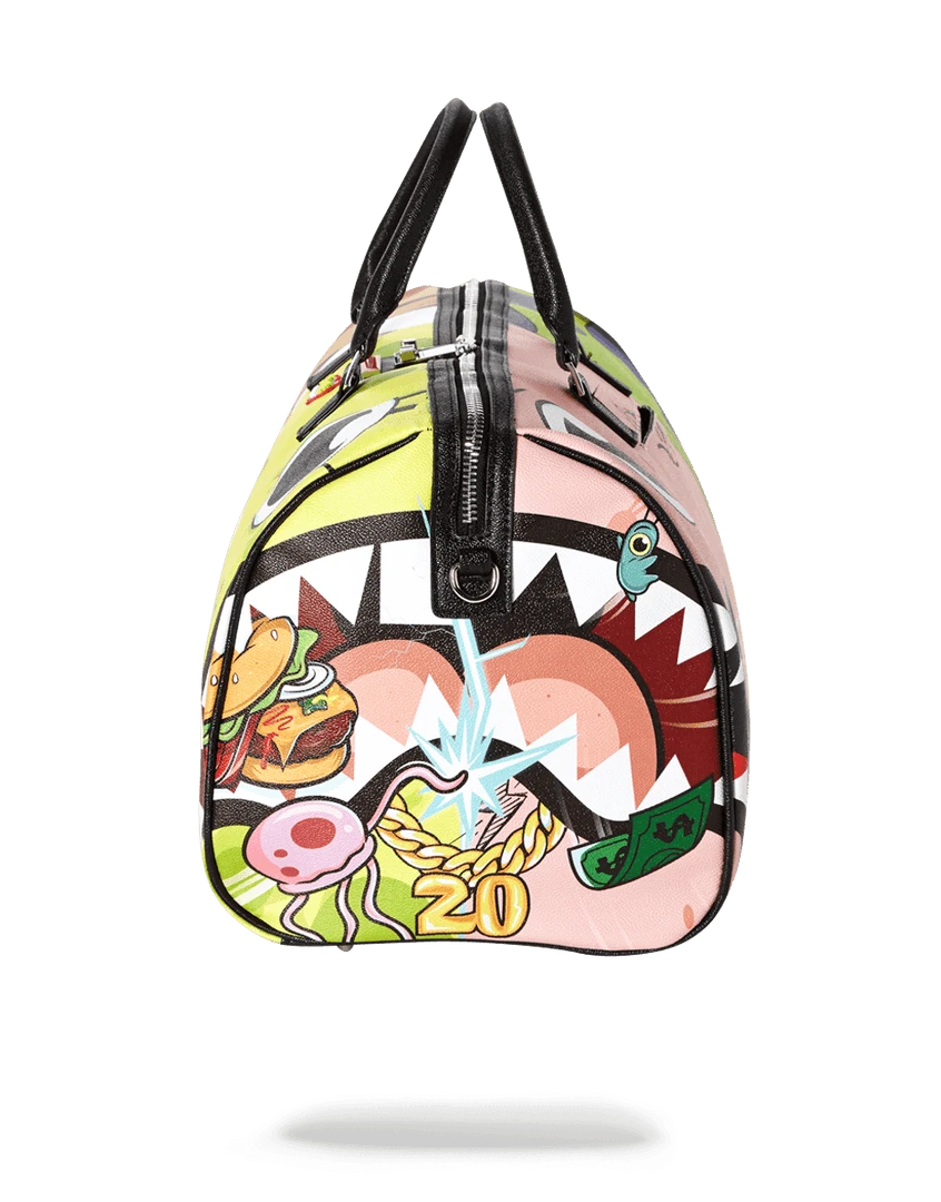 SPRAYGROUND® SPONGEBOB SHARK SQUAD DUFFLE COLLABS 7 SPRAYGROUND® SPONGEBOB SHARK SQUAD DUFFLE COLLABS
