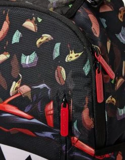 SPRAYGROUND® BACKPACKS DEADPOOL TACO$ RAIN SHARK 15 SPRAYGROUND® BACKPACKS DEADPOOL TACO$ RAIN SHARK