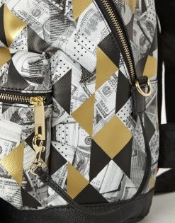 SPRAYGROUND® BACKPACKS 6-STRAP FRACTAL MONEY EMPEROR