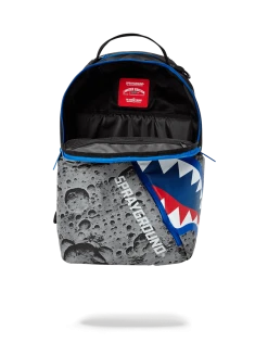 SPRAYGROUND® ANGLED REFLECTIVE SHARK (SPACE SHOT) BACKPACKS