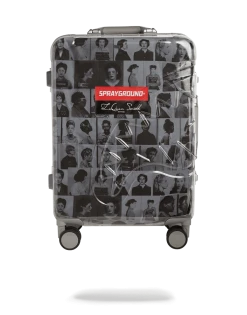 SPRAYGROUND® COLLABS LAQUAN SMITH EMBOSSED CLEAR 3M CARRY-ON