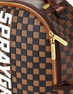 SPRAYGROUND® 3D MOLDED RUBBER CHECKERED LOGO