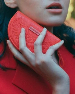 SPRAYGROUND® RED RIVIERA SHARK POUCH POUCHES