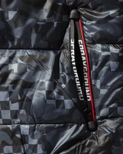 SPRAYGROUND® APPAREL+GEAR 3AM ITALIA BACKSTRAP PUFFER JACKET