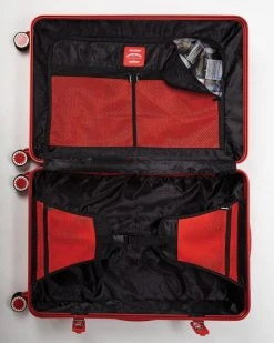 SPRAYGROUND® LUGGAGE SETS FULL-SIZE RED CARRY-ON BLACK LUGGAGE BUNDLE