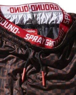 SPRAYGROUND® OFFENDED SPLIT THE CHECK CORTO SWIM TRUNKS SWIMWEAR 11 SPRAYGROUND® OFFENDED SPLIT THE CHECK CORTO SWIM TRUNKS SWIMWEAR