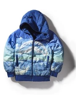 SPRAYGROUND® SHARKSPHERE REVERSIBLE PUFFER JACKET