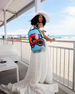 SPRAYGROUND® MIAMI BEACH POLO COLLAB BACKPACK (DLXV-SKY)