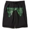 SPRAYGROUND® CROWDSURF ROCK STAR SHORTS (GREEN)