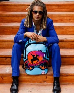 SPRAYGROUND® MIAMI BEACH POLO COLLAB BACKPACK (DLXV-SKY)