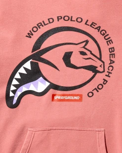 SPRAYGROUND® APPAREL+GEAR MIAMI BEACH POLO COLLAB HOODY (PINK)
