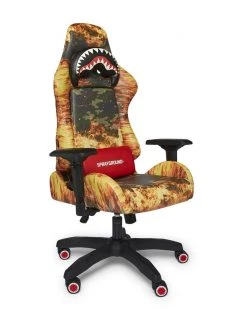 SPRAYGROUND® FIRE CAMO GAMING CHAIR (VEGAN LEATHER) SUPER RARE GAMING CHAIRS