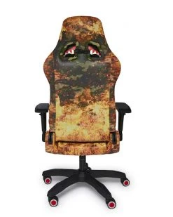 SPRAYGROUND® FIRE CAMO GAMING CHAIR (VEGAN LEATHER) SUPER RARE GAMING CHAIRS
