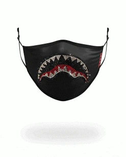 SPRAYGROUND® ADULT TRINITY SHARK FORM FITTING FACE MASK
