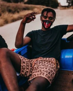 SPRAYGROUND® SHARKS IN PARIS SLIME SHORTS APPAREL+GEAR