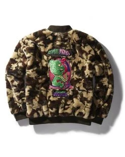 SPRAYGROUND® CAMO BEAR BOMBER FLEECE JACKET APPAREL+GEAR 13 SPRAYGROUND® CAMO BEAR BOMBER FLEECE JACKET APPAREL+GEAR