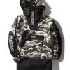 SPRAYGROUND® NIGHT CAMO PULLOVER ANORAK JACKET APPAREL+GEAR
