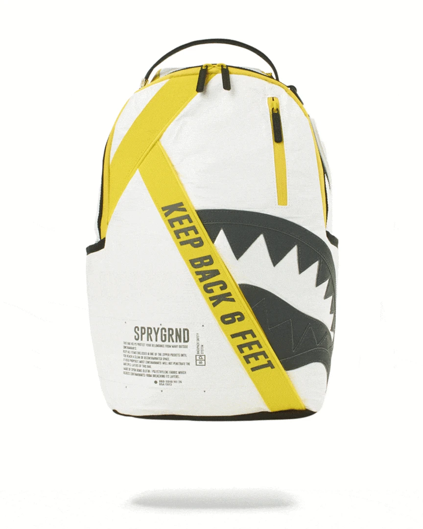 SPRAYGROUND® SG95 KEEP BACK!PACK TYVEK 3M SHARK BAGS 3 SPRAYGROUND® SG95 KEEP BACK!PACK TYVEK 3M SHARK BAGS