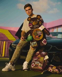 SPRAYGROUND® GLOBAL MOGUL MONEY BEAR TEDDY BEAR BACKPACK BAGS