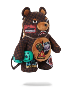 SPRAYGROUND® GLOBAL MOGUL MONEY BEAR TEDDY BEAR BACKPACK BAGS