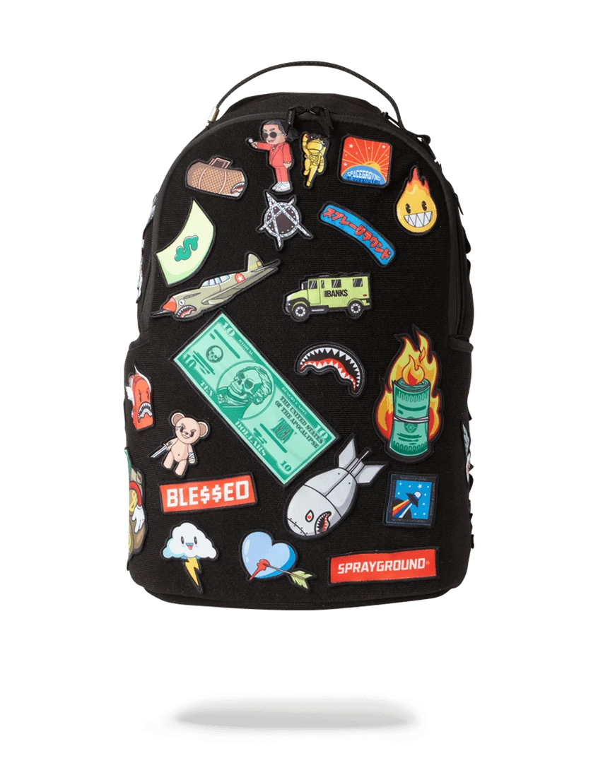 SPRAYGROUND® BAGS THE 32 REMOVABLE PATCHES VELCRO BACKPACK 4 SPRAYGROUND® BAGS THE 32 REMOVABLE PATCHES VELCRO BACKPACK