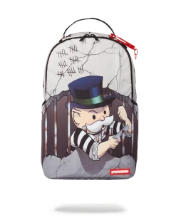 SPRAYGROUND® MONOPOLY: PRISON BREAK BACKPACK BAGS
