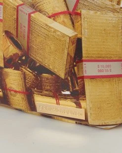 SPRAYGROUND® GOLD MONEY BRICKS DLXV BACKPACK BAGS