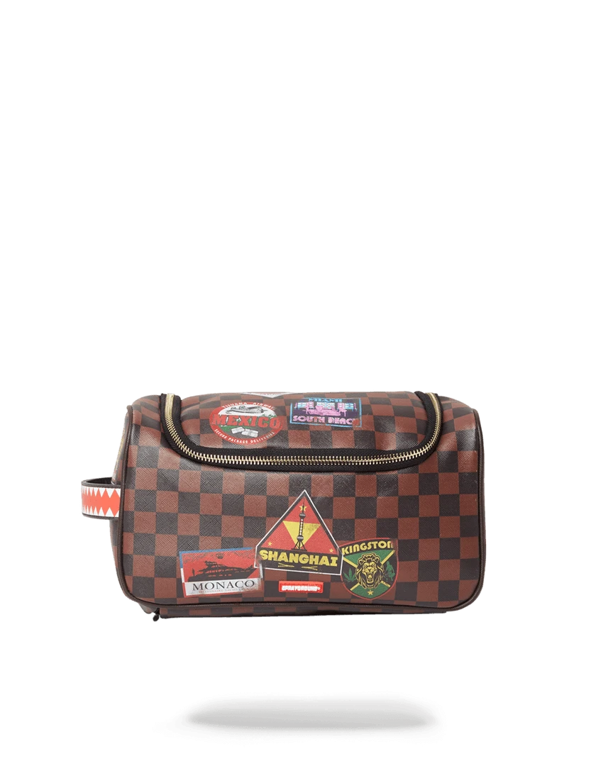 SPRAYGROUND® GLOBAL MOGUL TOILETRY BAG 3 SPRAYGROUND® GLOBAL MOGUL TOILETRY BAG