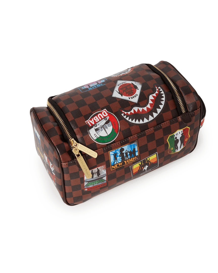 SPRAYGROUND® GLOBAL MOGUL TOILETRY BAG 13 SPRAYGROUND® GLOBAL MOGUL TOILETRY BAG