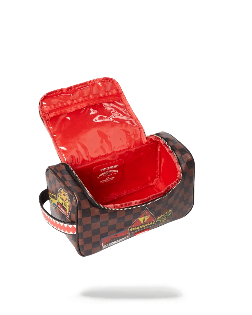 SPRAYGROUND® GLOBAL MOGUL TOILETRY BAG 15 SPRAYGROUND® GLOBAL MOGUL TOILETRY BAG