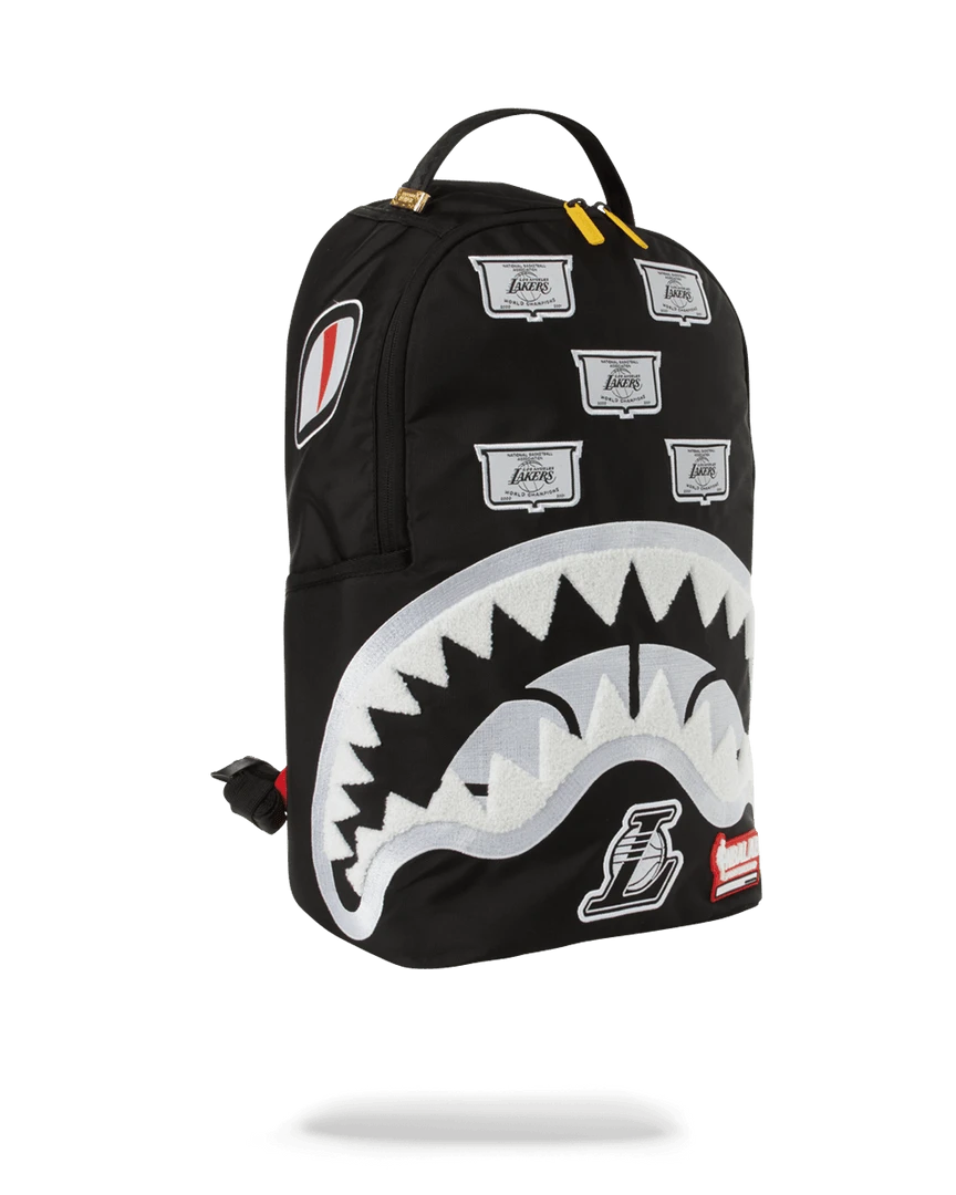 SPRAYGROUND® NBALAB: LA LAKERS CHAMPIONSHIP BACKPACK 4 SPRAYGROUND® NBALAB: LA LAKERS CHAMPIONSHIP BACKPACK