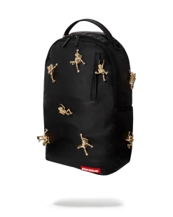 SPRAYGROUND® THE LOST IN SPACE BACKPACK (10 3D GOLD METAL ASTRONAUTS)