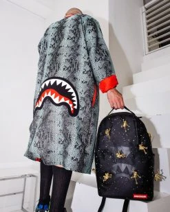 SPRAYGROUND® THE LOST IN SPACE BACKPACK (10 3D GOLD METAL ASTRONAUTS)