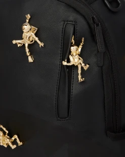 SPRAYGROUND® THE LOST IN SPACE BACKPACK (10 3D GOLD METAL ASTRONAUTS)