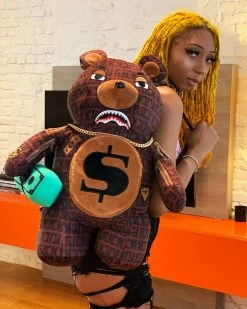 SPRAYGROUND® OFFENDED MONEY BEAR TEDDY BEAR BACKPACK BAGS