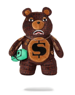 SPRAYGROUND® OFFENDED MONEY BEAR TEDDY BEAR BACKPACK BAGS