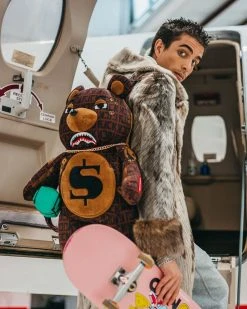 SPRAYGROUND® OFFENDED MONEY BEAR TEDDY BEAR BACKPACK BAGS