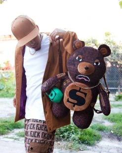 SPRAYGROUND® OFFENDED MONEY BEAR TEDDY BEAR BACKPACK BAGS