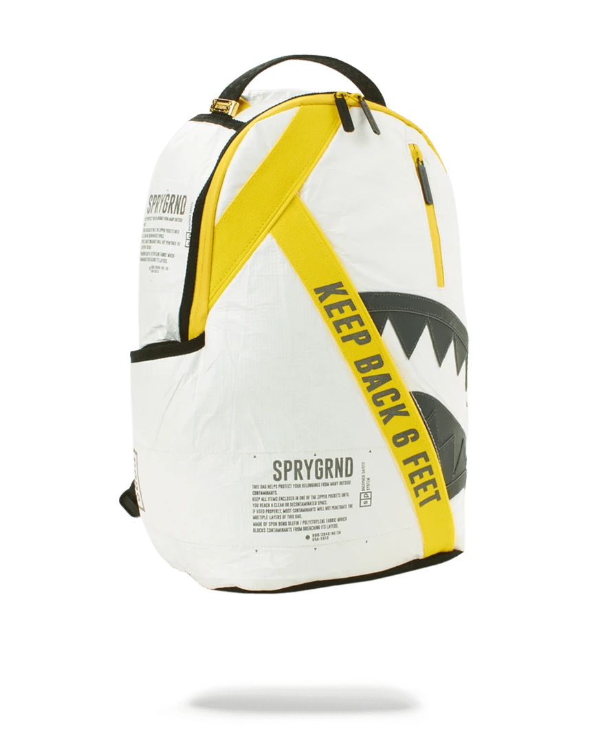 SPRAYGROUND® SG95 KEEP BACK!PACK TYVEK 3M SHARK BAGS 5 SPRAYGROUND® SG95 KEEP BACK!PACK TYVEK 3M SHARK BAGS