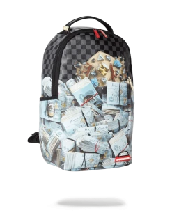 SPRAYGROUND® BANK STACKS OF ZAMUNDA COMING 2 AMERICA BACKPACK