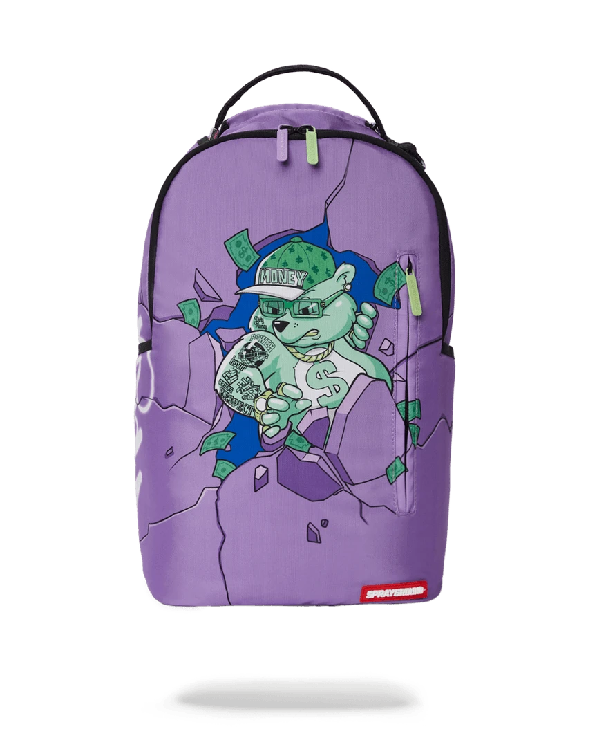 SPRAYGROUND® BAGS MONEY BEAR BREAKOUT BACKPACK (DLXR) 3 SPRAYGROUND® BAGS MONEY BEAR BREAKOUT BACKPACK (DLXR)